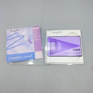 Pfaff - Embroidery Creative Card - My Own Personal Designs - Re-Writable - 1001